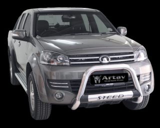 GWM Steed 5 nudge bar Stainless (5e/2.2mpi)